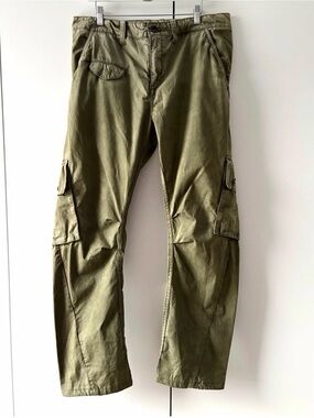 Y2K Parasuco Olive Green Cargo Pants Utility Style Bull Fit